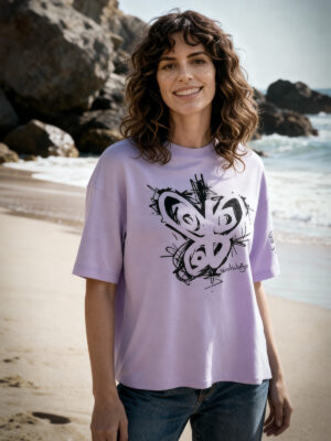 BichoBichejo. Camiseta oversize de algodón orgánico