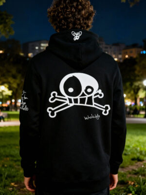 Calavera. Chaqueta de Algodón BIO y RPET