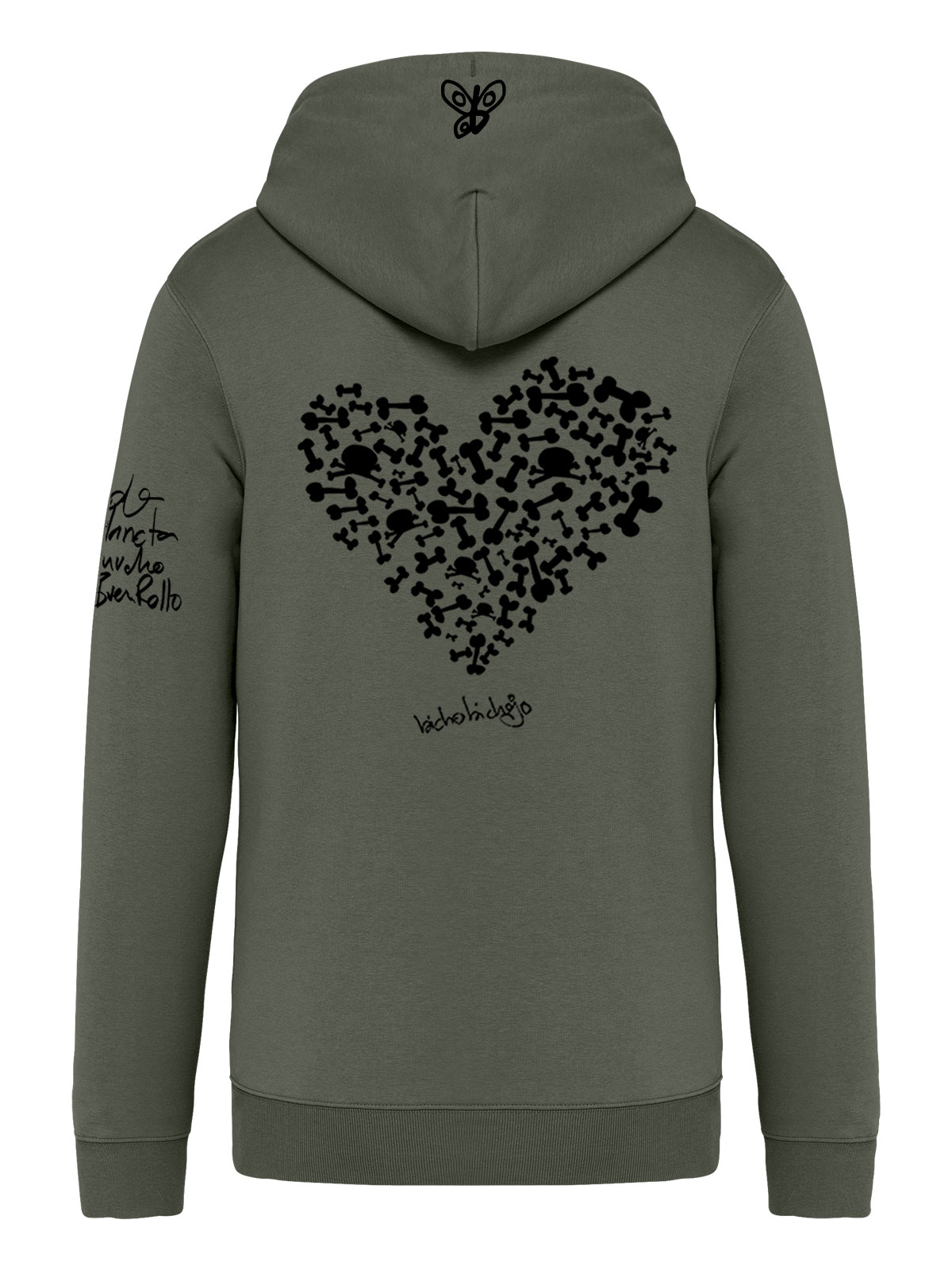 Huesos Corazón. Chaqueta de Algodón BIO - Imagen 3