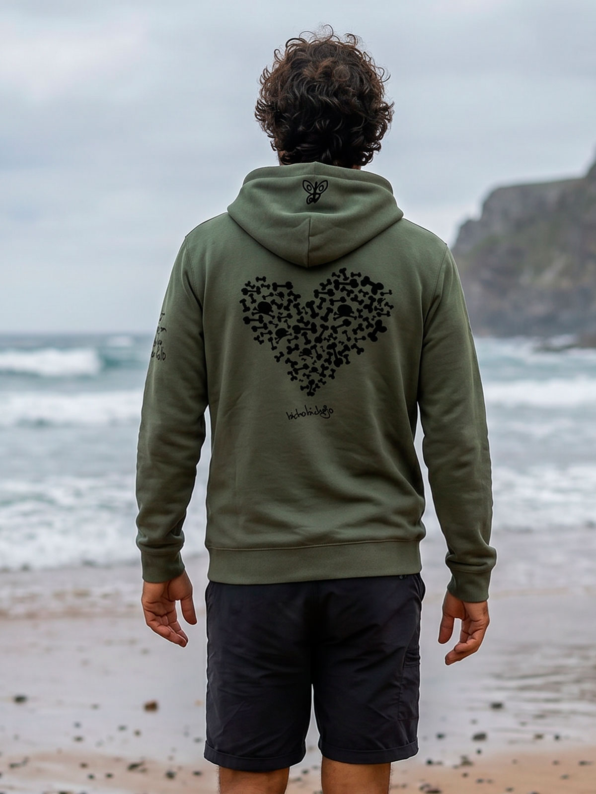 Huesos Corazón. Chaqueta de Algodón BIO