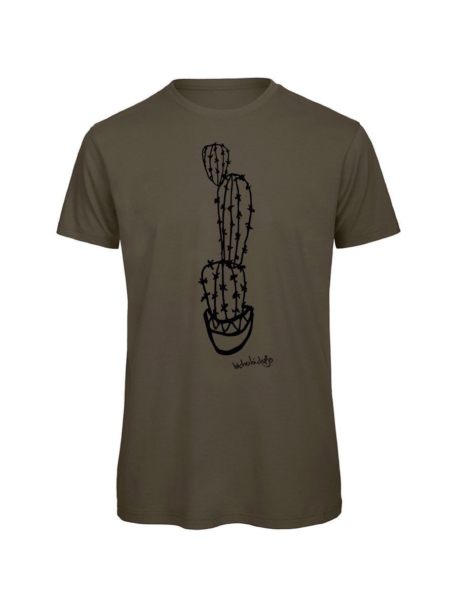 sí mismo Prescripción innovación Cactus. Camiseta hombre algodón orgánico | Moda ecológica y sostenible  Bichobichejo | bichobichejo.com